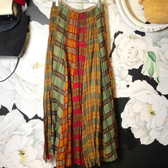 Free People Dresses & Skirts - Free People skirt/dress size large - fall colors cottage core